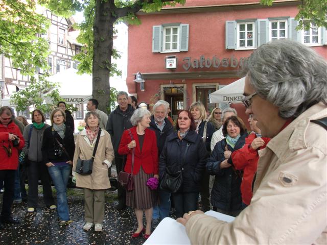 Auf den Pfaden in Bad Cannstatt zu 150 Jahren SPD mit Olaf Schulze